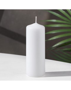 Свеча цилиндр 4х12 см 15 ч белая Дарим красиво