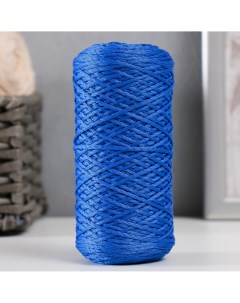 Шнур для вязания 100 полиэфир 1мм 200м 75 10гр 20 синий Softino