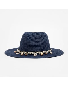 Шляпа женская цвет синий р р 56 58 Minaku