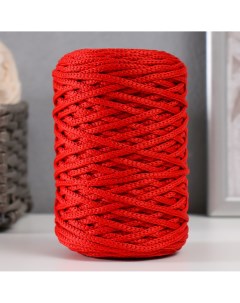 Шнур для вязания 100 полиэфир 3мм 100м 200 20гр 27 красный Softino