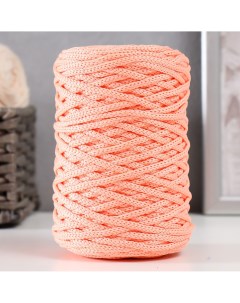 Шнур для вязания 100 полиэфир 3мм 100м 200 20гр 26 розовый Softino