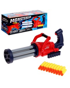 Бластер monstergun 20 пуль стреляет мягкими пулями X-force