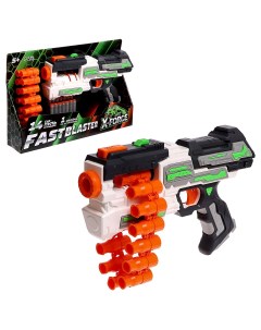 Бластер fast blaster стреляет мягкими пулями Woow toys