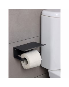 Держатель для туалетной бумаги лофт 160 110 85 мм цвет черный Nobrand
