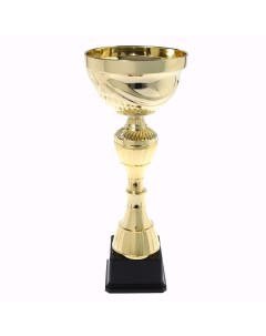 Кубок 134a наградная фигура золото подставка пластик 35 14 9 5 см Командор