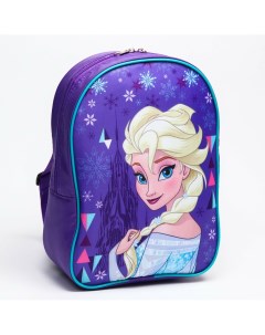 Рюкзак детский холодное сердце 21 x 9 x 26 см отдел на молнии Disney