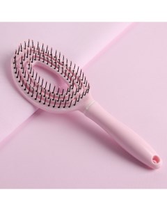 Расческа массажная для сушки волос 7 24 см цвет розовый Queen fair
