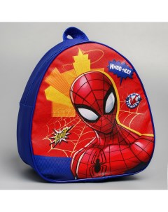 Рюкзак детский 23х21х10 см человек паук Marvel