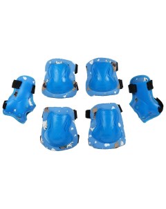 Защита роликовая детская наколенники налокотники защита запястья р s цвет голубой Onlytop
