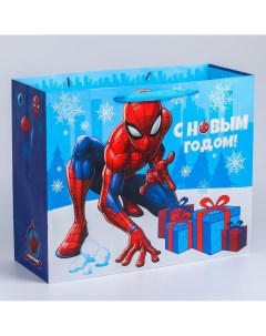 Пакет новогодний 49 x 40 x 19 см Marvel