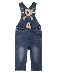 Полукомбинезон детский текстильный джинсовый для мальчиков Playtoday baby
