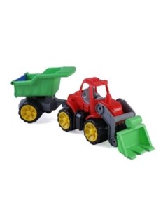 Машина пластмассовая Toy Bibib Большой Трактор с Прицепом Toy mix