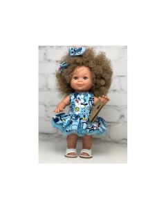 Кукла Бетти в голубом платье с кудрявыми волосами 30 см Lamagik s.l.