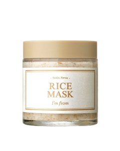 Смягчающая маска скраб для лица с рисовыми отрубями Rice Mask 110 гр I'm from