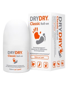 Дезодорант антиперспирант от обильного потоотделения Classic roll on 35 мл Classic Dry dry