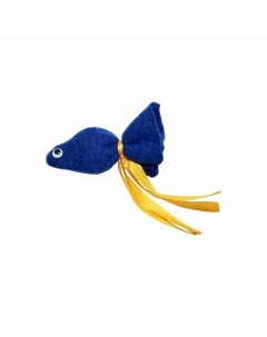 Игрушка для кошек рыбка с пищалкой синяя Semi