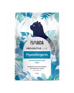 Preventive Line Hypoallergenic полнорационный сухой корм для кошек гипоаллергенный 1 5 кг Florida
