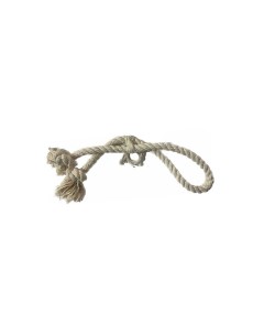 Игрушка для собак канат кольцо с 2 хвостами 3 плетение 50 см Semi