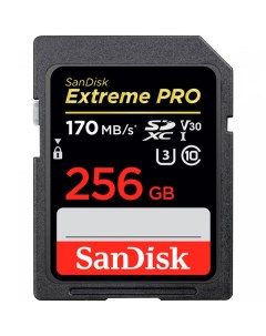 Карта памяти SDXC SanDisk 256GB Extreme Pro UHS I U3 V30 256GB Extreme Pro UHS I U3 V30 Sandisk