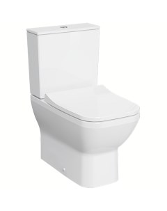 Унитаз компакт Integra Square Open Back 9833B003 7205 безободковый с сиденьем микролифт Vitra