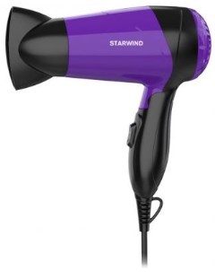 Фен SHP6102 фиолетовый чёрный Starwind