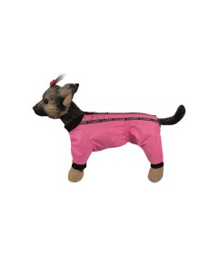 Дождевик для собак Мартин девочка розовый 3 28см размер L Dogmoda
