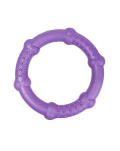 Игрушка для собак Кольцо с косточками 16 5 см фиолетовое Pet hobby