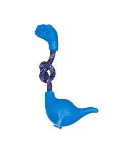 Игрушка для собак Динозавр на веревке 21 см Rurri
