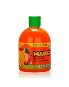 Гель скраб для душа Fruit Peeling Mango 485мл Delicare