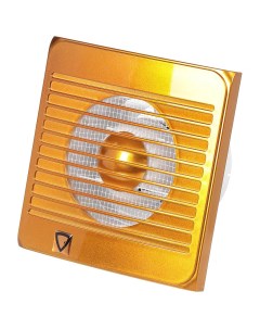 Вентилятор вытяжной настенный установочный диаметр 100 мм 13 Вт 130 м ч золото 100С Event