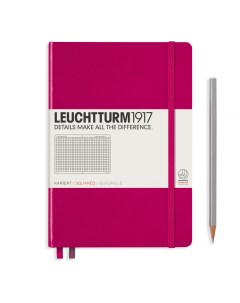 Записная книжка в клетку Leuchtturm A5 251 стр твердая обложка розовая Leuchtturm1917