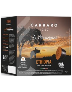 Кофе в капсулах DG ETHIOPIA 16шт Carraro