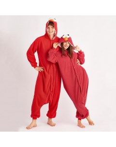 Пижама кигуруми Красный Монстрик M Bearwear