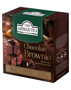 Чай черный Шоколадный брауни листовой в пирамидках 20 х 1 8 г Ahmad tea