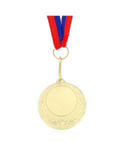 Медаль под нанесение золото d 4 см Командор