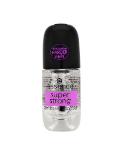 База и верхнее покрытие для ногтей SUPER STRONG 2IN1 BASE TOP COAT 8 мл Essence