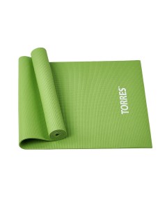 Коврик для йоги Comfort 6 PVC 6 мм нескользящее покрытие YL10036 зеленый Torres