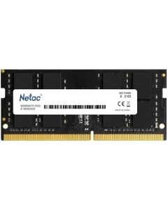 Память оперативная Basic SO DDR4 2666 16G C19 SODIMM 260 Pin DDR4 NB PC4 21300 1 2V JEDEC Netac