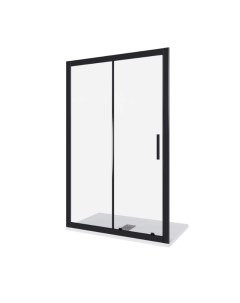 Душевая дверь в нишу Cofe WTW 110 C B с черным профилем Good door