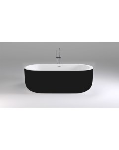Акриловая ванна Swan SB109 Black черная Black&white