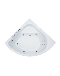 Акриловая ванна ROJO COMFORT 150x150x65 с гидромассажем Royal bath