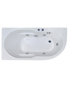 Акриловая ванна AZUR STANDART 150x80x60L с гидромассажем Royal bath