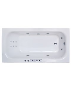 Акриловая ванна ACCORD COMFORT 180х90х64 с гидромассажем Royal bath