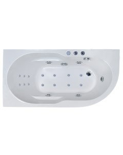 Акриловая ванна AZUR DE LUXE 150x80x60L с гидромассажем Royal bath