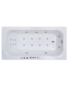 Акриловая ванна ACCORD DE LUXE 180х90х64 с гидромассажем Royal bath