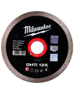 Диск алмазный по керамике DHTi 125x22 2мм 553 Milwaukee