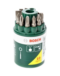 Набор бит универсальный держатель 10шт 454 Bosch