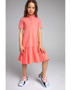 Хлопковое платье с коротким рукавом Playtoday
