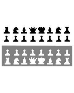Набор фигур магнитных для демонстрационных шахмат арт 01941 Десятое королевство
