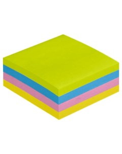 Блок кубик Selection куб 51х51 неон 2 4 цвета 400 л Attache